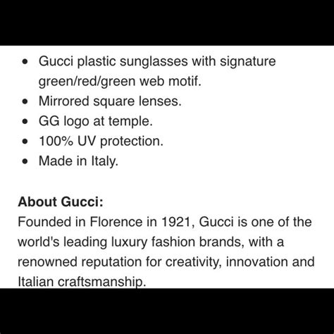 gucci glass bpx|How To Identify Authentic Gucci Glasses .